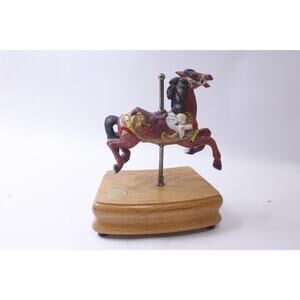 The American Carousel by Tobin Fraley, Music Box, Horse Statue, Third Edition,